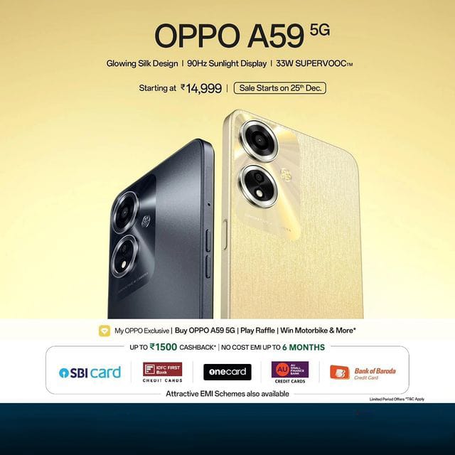 OPPO A59 5G Launched