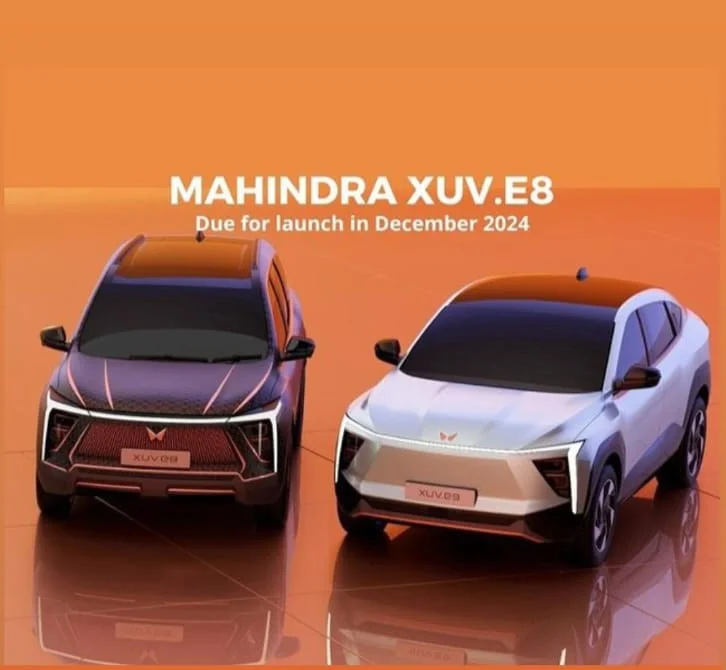 Mahindra XUV.e8 (5 Electric cars launch in india in 2024)