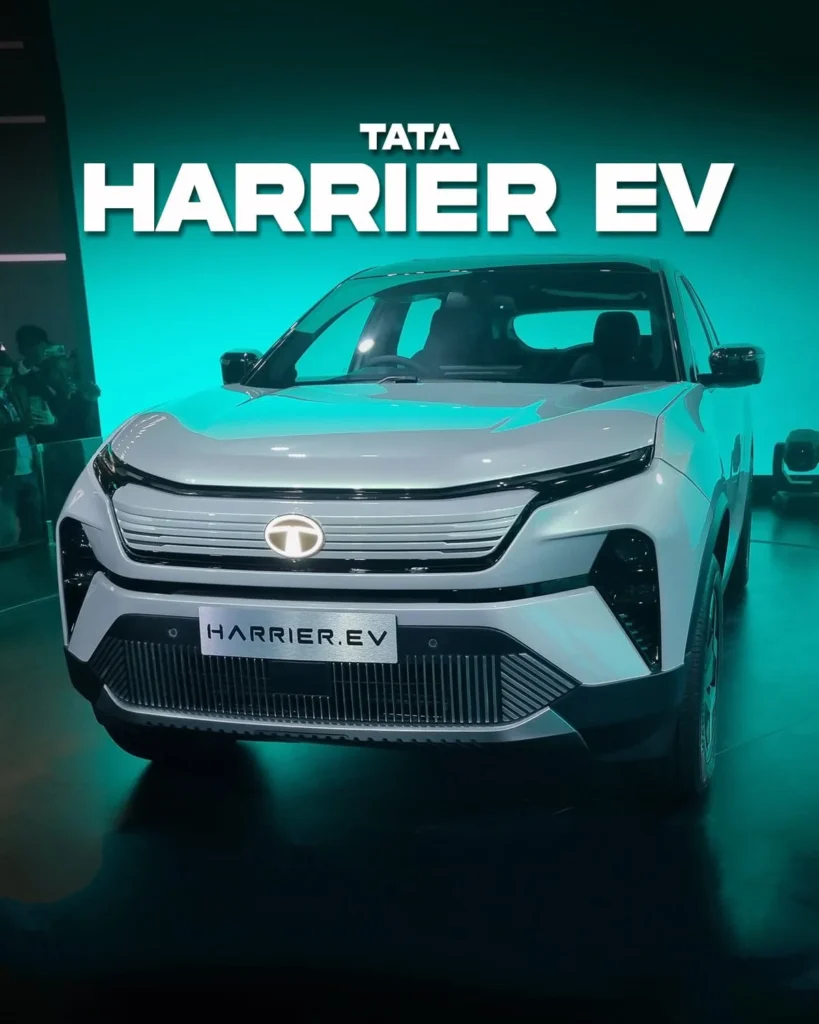 Tata Harrier EV ( 5 Electric cars launch in india in 2024 )